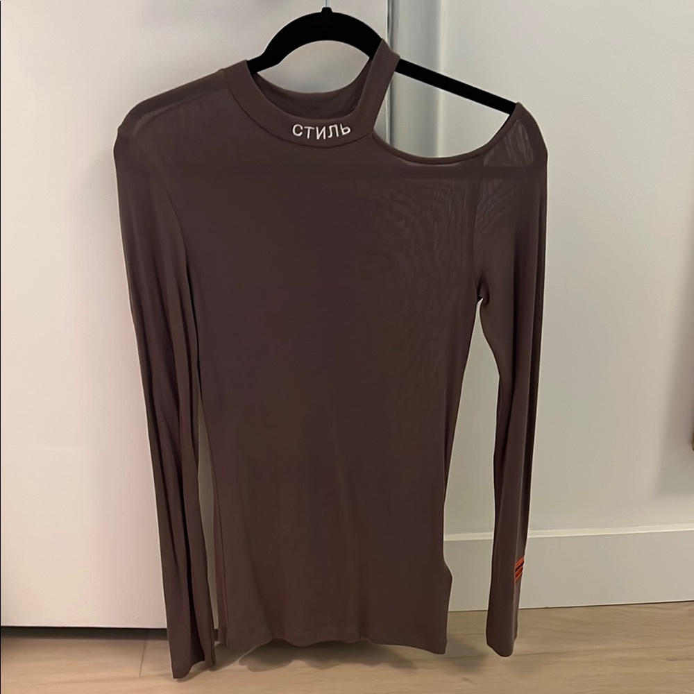 Heron Preston long sleeve sheer top * NEVER WORN brand new *
